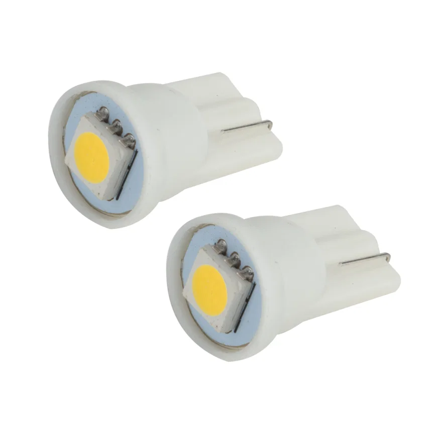 T10 1 LED 3-Chip SMD Bulbs (Pair) - Cool White