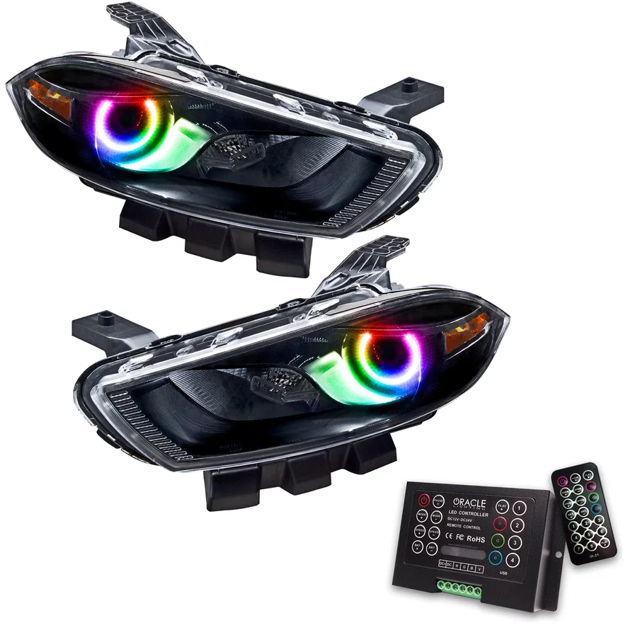 2013-2014 Dodge Dart (HID Style) SMD HL - Black