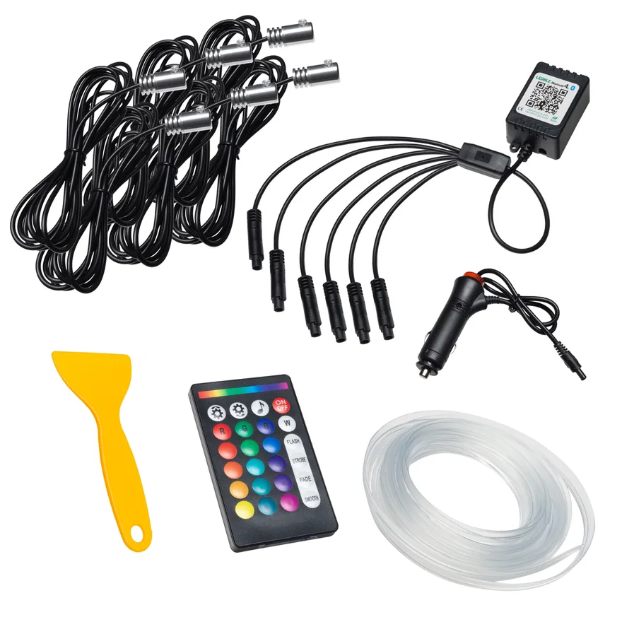 Fiber Optic LED Interior Kit - ColorSHIFT (6PCS)