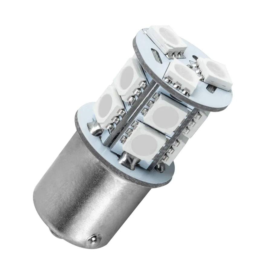 1156 13 LED 3-Chip Bulb (Single) - Amber