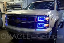 Chevrolet Silverado 2014-2015 ORACLE ColorSHIFT Halo Kit Non-Projector Style image 3