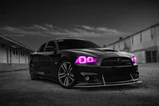 Headlight Halo Ring Emitter Set for Dodge Charger image 7