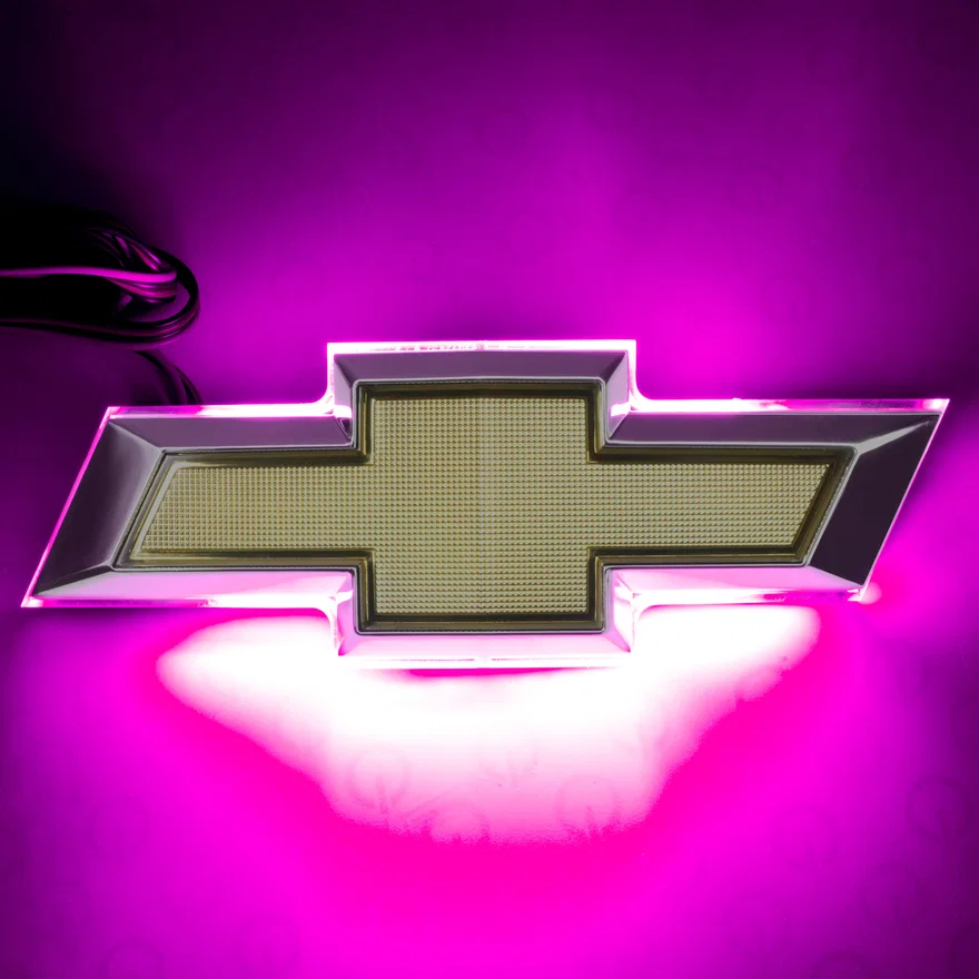 Illuminated Bowtie Rear Pink for Chevrolet Camaro