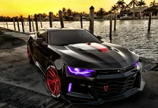 Chevrolet Camaro 2016-2018 ORACLE Backlit ColorSHIFT Fog Light DRL Kit image 8