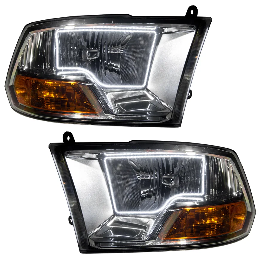 2009-2012 Dodge Ram Non-Sport SMD HL - Chrome