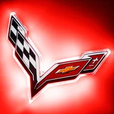 Corvette C7 Rear Illuminated Emblem image 1