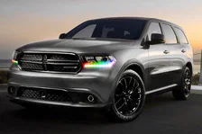 2016-2020 Dodge Durango Dynamic ColorSHIFT RGB Headlight DRL Upgrade Kit image 2