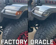 Jeep Wrangler JL Smoked Lens LED Front Sidemarkers image 10