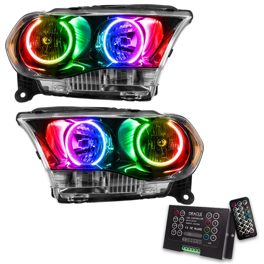 2011-2013 Dodge Durango SMD HL Halogen - Black