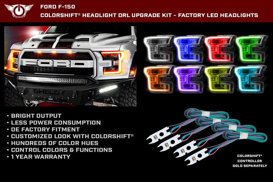 Ford F-150 2015-2017 ORACLE ColorSHIFT DRL Replacement