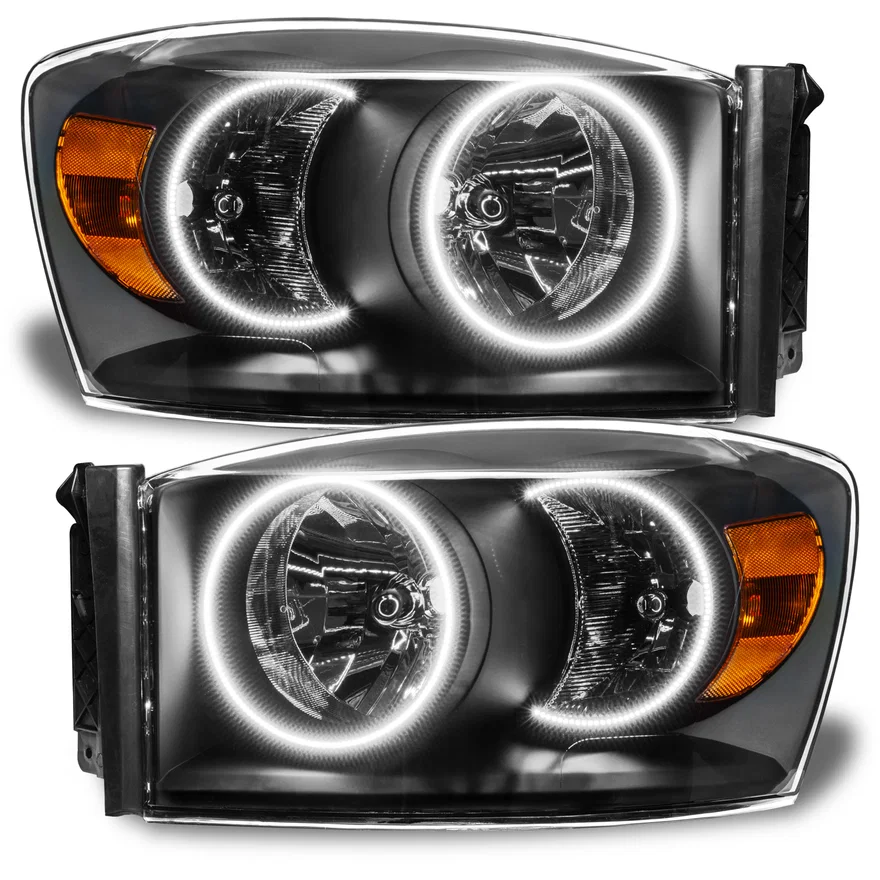 2007-2008 Dodge Ram SMD HL - Black
