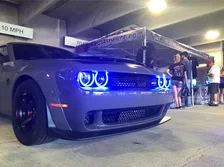 2015-2021 Dodge Challenger ORACLE Dynamic ColorSHIFT Headlight Halo Kit - Surface Mount image 14