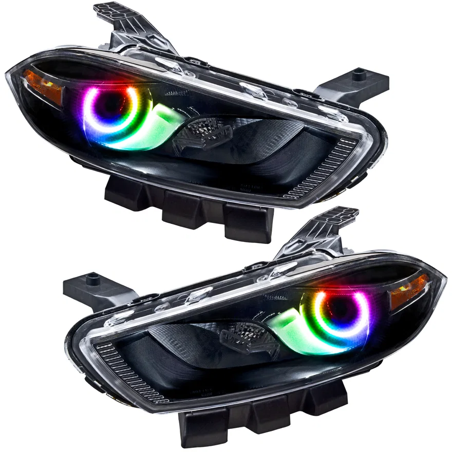 2013-2016 Dodge Dart SMD HL - Black - Halogen