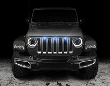 Pre-Runner Style Blue LED Grill Kit for Jeep Wrangler image 2