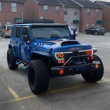 VECTOR Grille Surface Mount LED Halo Kit for Jeep JK/JL/JT - ColorSHIFT LED image 11