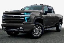 2020-2021 Chevrolet Silverado HD 2500/3500 ColorSHIFT RGB+W Headlight DRL Upgrade Kit image 3