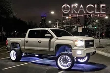 LED Illuminated Wheel Rings - White image 4