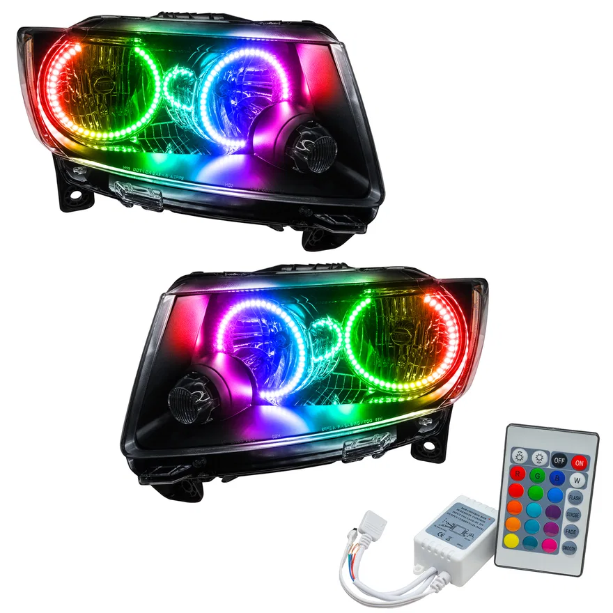 2011-2013 Jeep Grand Cherokee SMD HL (Non-HID) - Chrome
