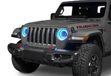7 Inch High Powered LED Headlights - Black Bezel - Dynamic ColorSHIFT - Jeep JL/JT image 22