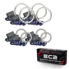 VECTOR Grille Surface Mount LED Halo Kit for Jeep JK/JL/JT - ColorSHIFT LED image 1