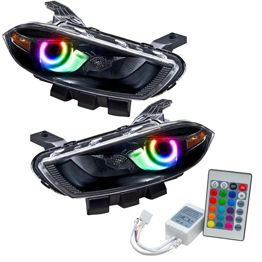 2013-2016 Dodge Dart SMD HL - Black - Halogen