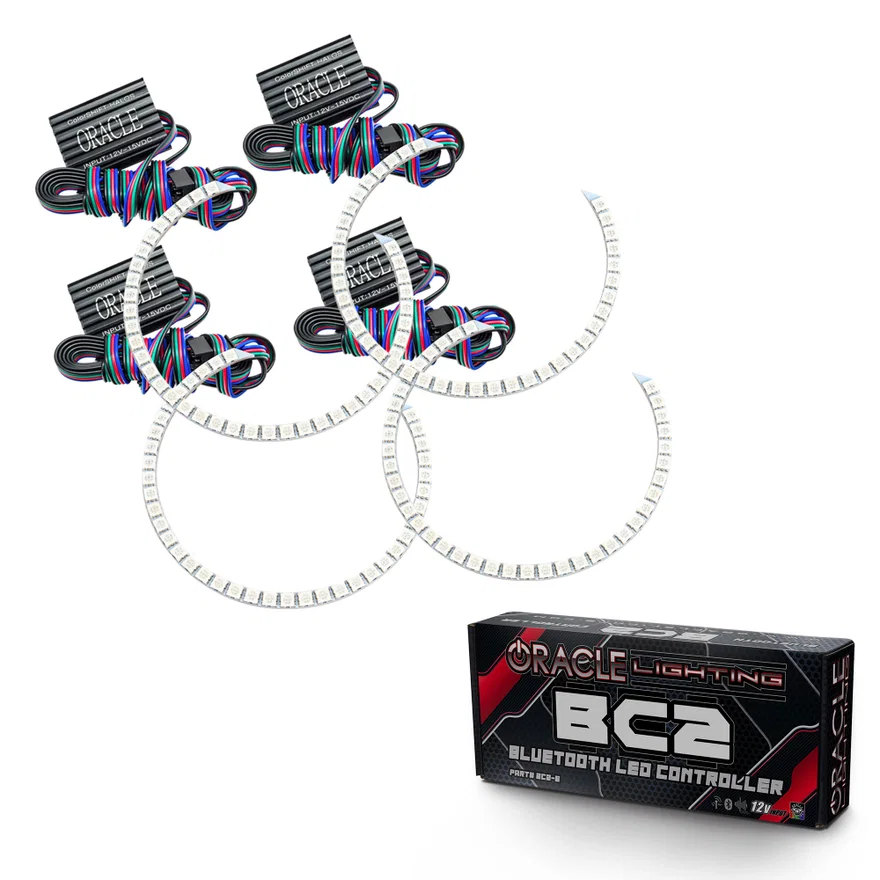 Headlight Halo Ring Emitter Set for Dodge Charger