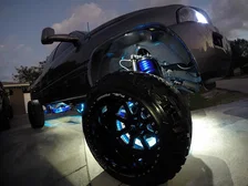 LED Illuminated Wheel Rings - Double LED - Blue image 6