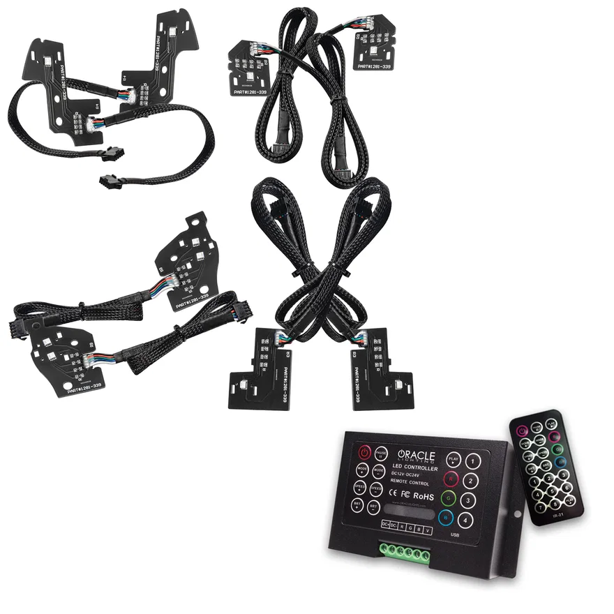 2019-2020 Dodge Ram ORACLE RGBW Headlight DRL Upgrade Kit