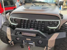 5817-504 Front Center Upper ORACLE Lighting VECTOR Series Full LED Grill- Jeep Wrangler JK image 13