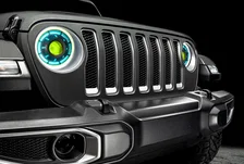 Oculus ColorSHIFT Bi-LED Projector Headlights, ColorSHIFT - No Controller for Jeep image 2