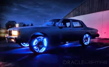 LED Illuminated Wheel Rings - Double LED - Blue image 21