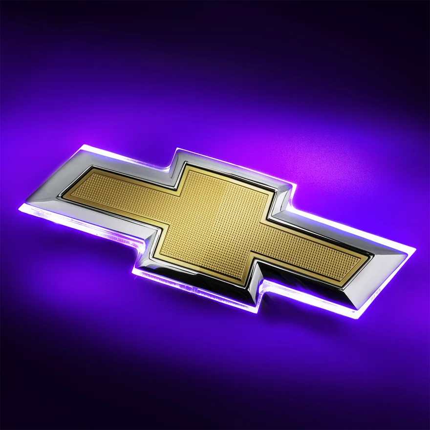 2016-2019 Chevy Camaro Illuminated Bowtie Rear UV/Purple