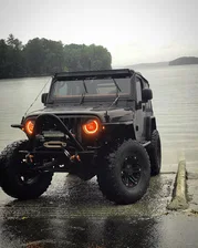 7 in. High Powered LED Headlights, Black Bezel, Dynamic ColorSHIFT image 34