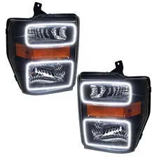 2008-2010 Ford F250/350 LED HL - Black image 1