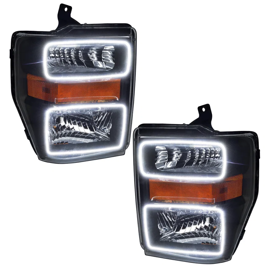 2008-2010 Ford F250/350 LED HL - Black