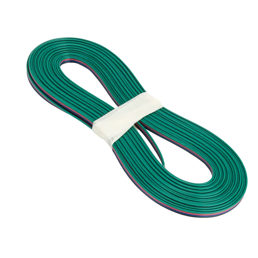 22AWG 4 Conductor RGB Installation Wire (Sold by the Foot)