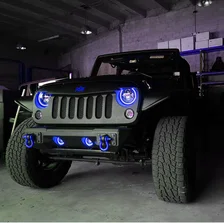 7 in. High Powered LED Headlights, Black Bezel, Dynamic ColorSHIFT image 10