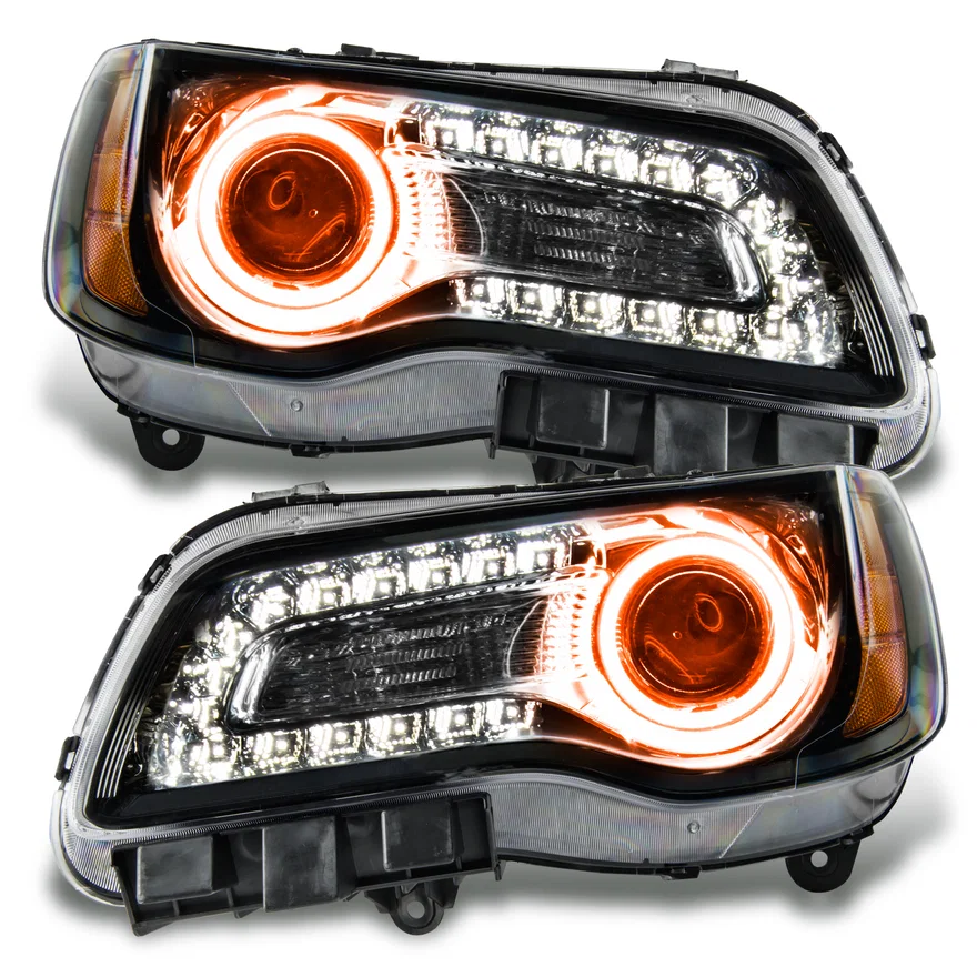 2011-2014 Chrysler 300C SMD HL - Black - NON HID