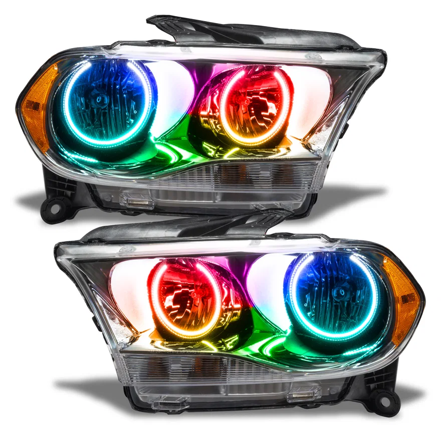 2011-2013 Dodge Durango SMD HL Halogen - Chrome