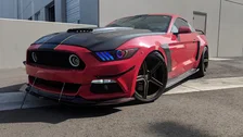2015-2017 Ford Mustang Pre-Assembled Headlights-Dynamic ColorSHIFT RGB+A-Black Edition image 5