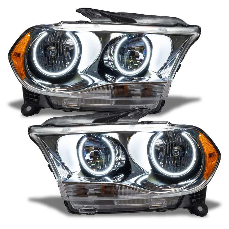 2011-2013 Dodge Durango SMD HL Halogen - Chrome