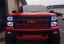 Chevrolet Silverado 2014-2015 ORACLE ColorSHIFT Halo Kit Non-Projector Style image 8