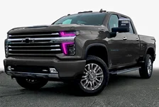 2020-2021 Chevrolet Silverado HD 2500/3500 ColorSHIFT RGB+W Headlight DRL Upgrade Kit image 6