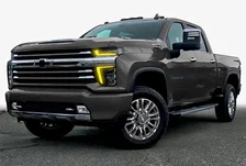 2020-2021 Chevrolet Silverado HD 2500/3500 ColorSHIFT RGB+W Headlight DRL Upgrade Kit image 9
