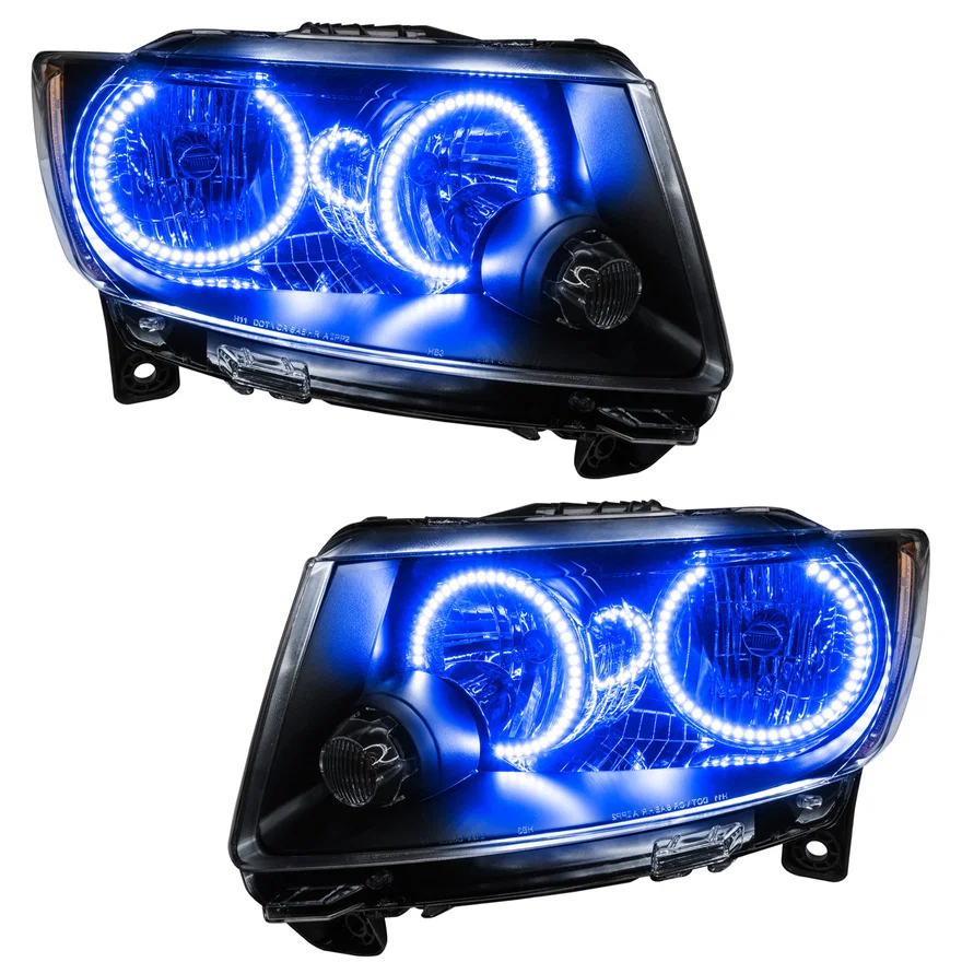2011-2013 Jeep Grand Cherokee SMD HL (Non-HID) - Chrome