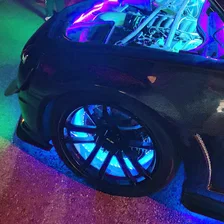 LED Illuminated Wheel Rings - Aqua image 6