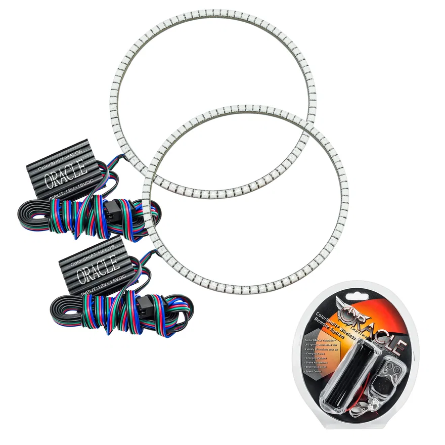 7in. Round Exterior Waterproof LED Halo Kit