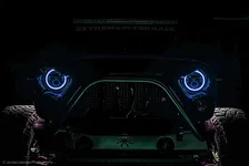 7 in. High Powered LED Headlights, Black Bezel, Dynamic ColorSHIFT image 11