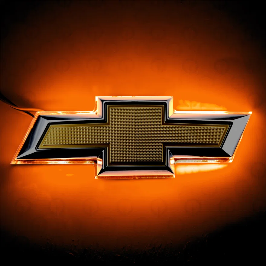2014-2015 Chevy Camaro Illuminated Bowtie - Dual Intensity Rear Amber