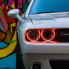 Dodge Challenger 2015-2018 ORACLE LED Waterproof Halo Kit image 2
